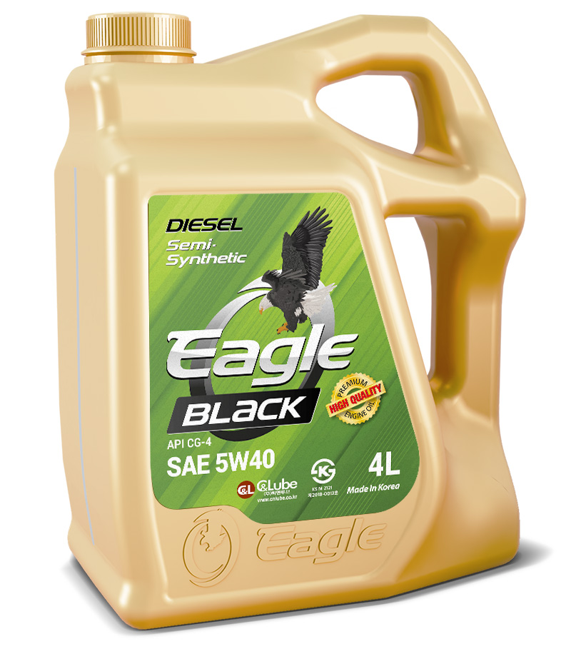 EAGLE BLACK Diesel Semi-Synthetic 5W40 API CG-4