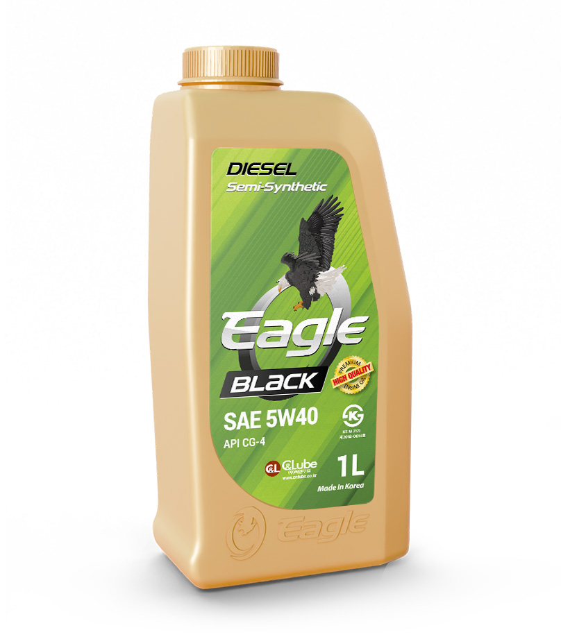 EAGLE BLACK Diesel Semi-Synthetic 5W40 API CG-4