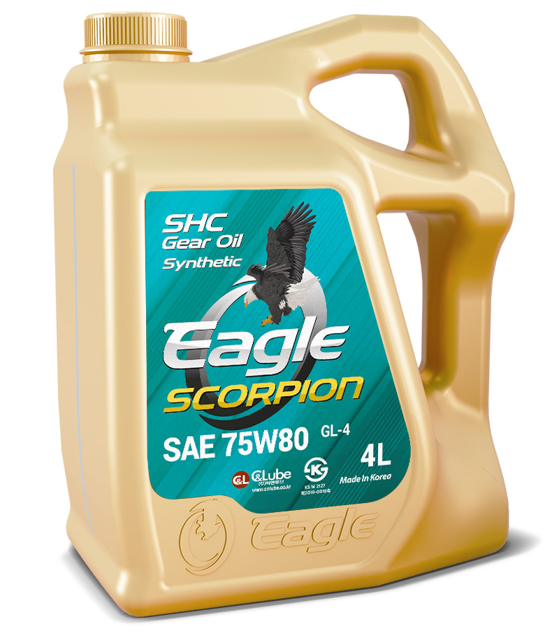 EAGLE SCORPION SHC Gear Oil SYNTHETIC 75W80 API GL-4