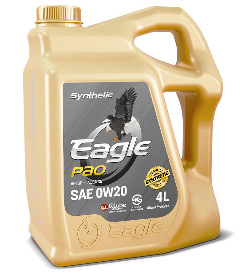 EAGLE PAO SYNTHETIC 0W20 API SP, ACEA C6