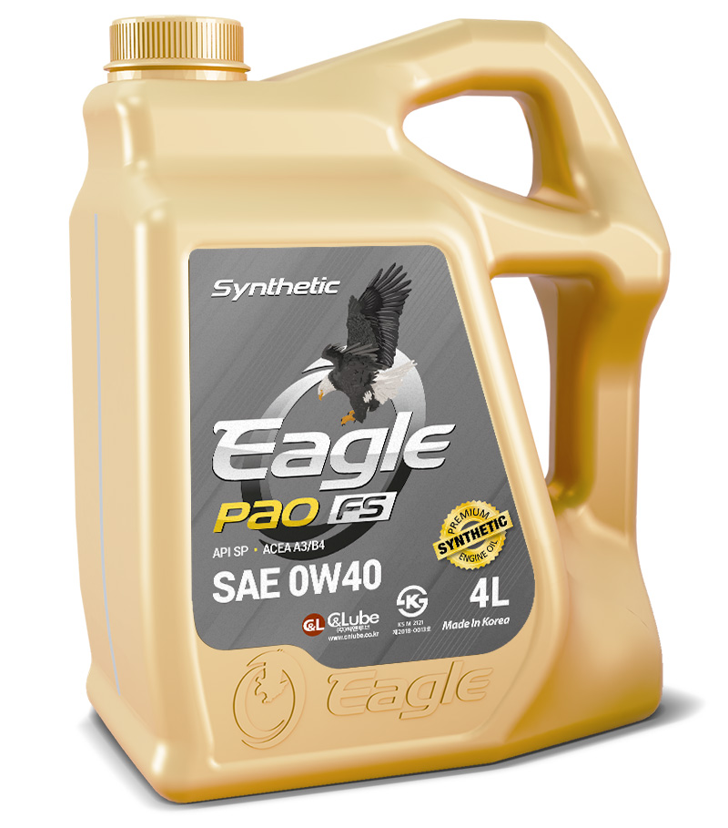 EAGLE PAO FS SYNTHETIC 0W40 API SP, ACEA A3/B4